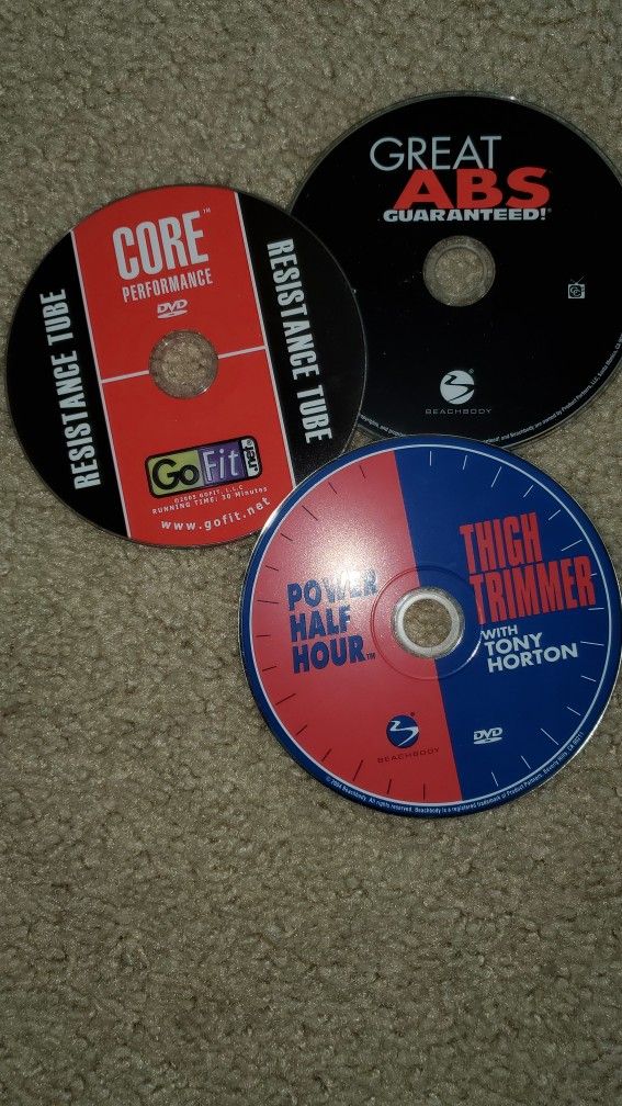 Workout DVDs, P90x, Insanity, Turbo Jam, Etc