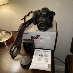 Cannon EOS Rebel T7 DSLR