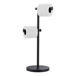 21-inch Floor-Mounted Double Post Toilet Paper Holder