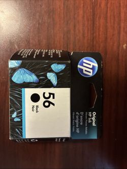 Genuine HP 56 Black Ink Cartridge C6656AN NEW Sealed Expired April 2021