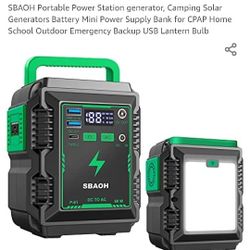 Portable Camp Power Station Generator 