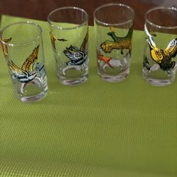 Vintage glass tumblers