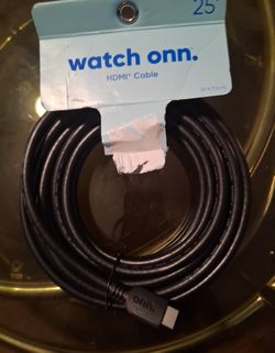 Onn 25ft Hdmi Cord New Condition 