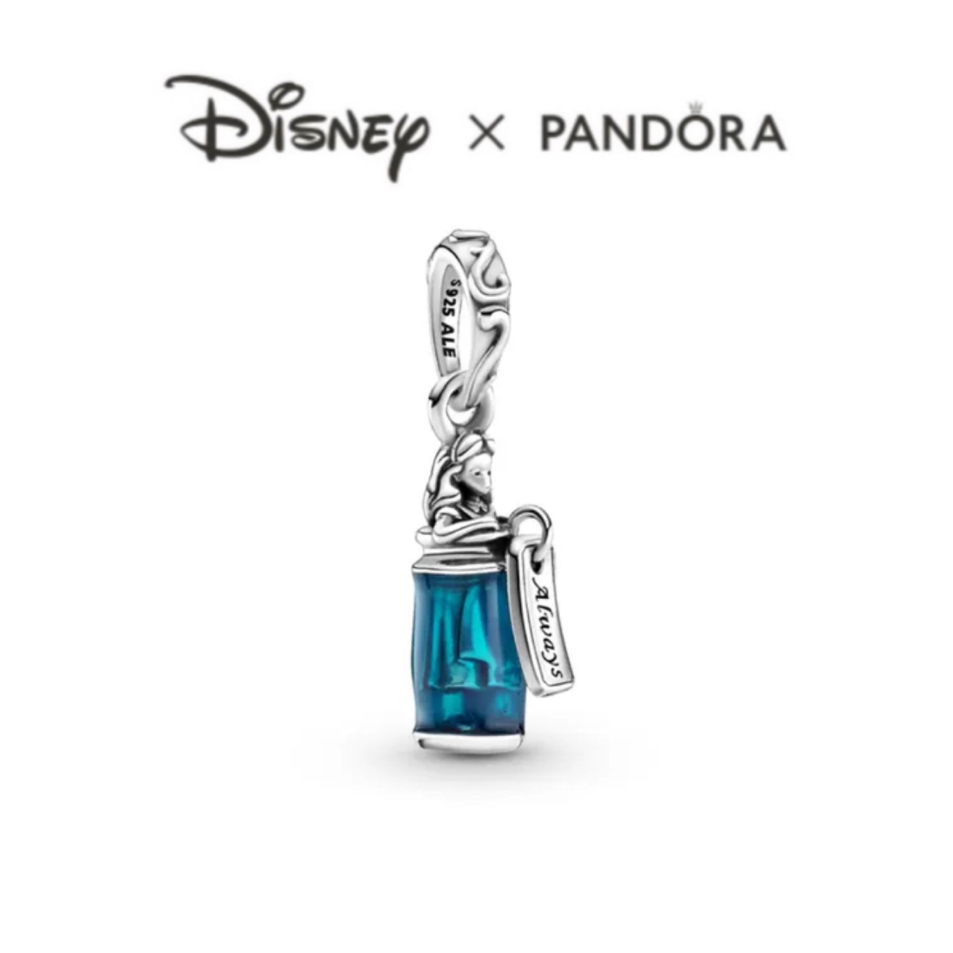 PANDORA Disney Alice In Wonderland Drink Me Dangle Charm w/box
