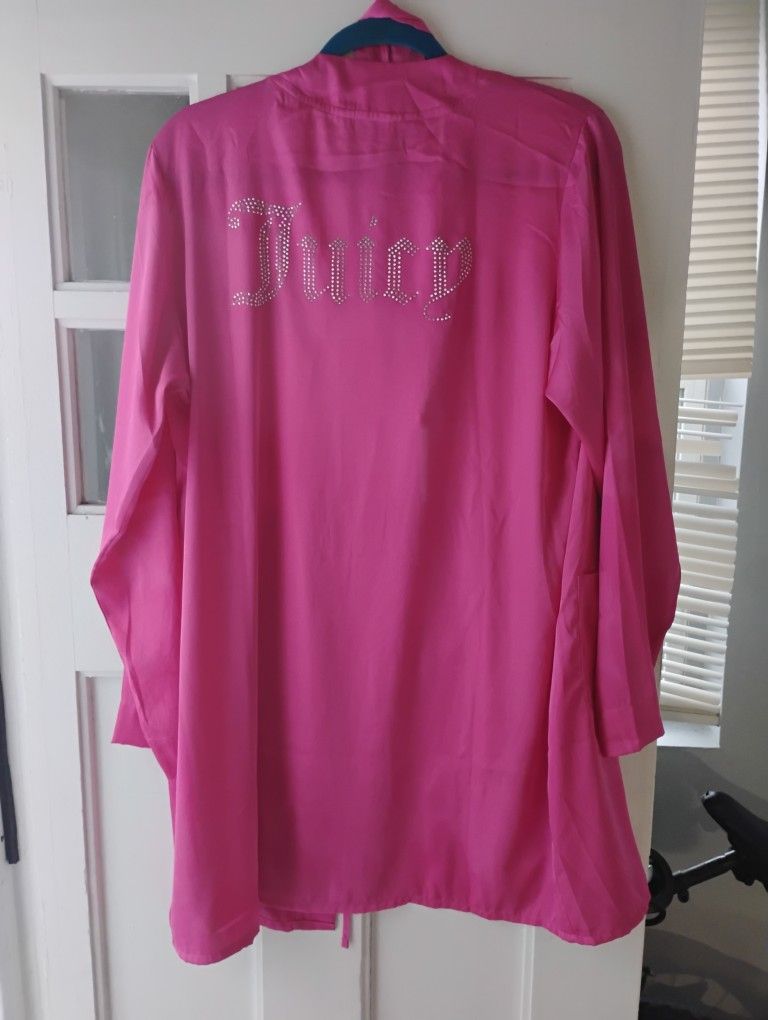Juicy Couture Silk Robe Size L