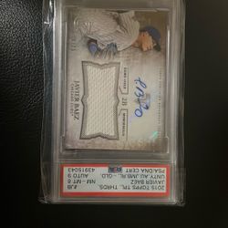 Javier Báez Autograph