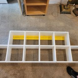 Large 6' Wall Mount Cube Storage Shelf