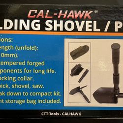 Foldable Shovel/Pick With Case