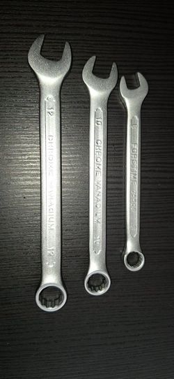 3pc Double-ended wrench set
