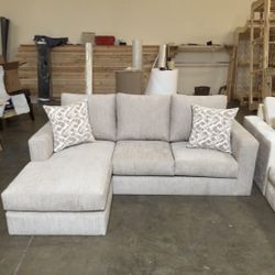 Sofa and Chaise Sectional 