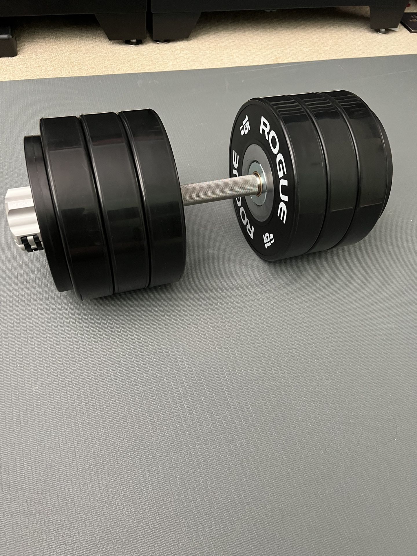 Rogue Loadable Dumbbells & Bumpers Plates for Sale in Placentia, CA