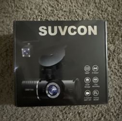 Suvcon Three Channel 1080P Dash Camera - Black - Brand New