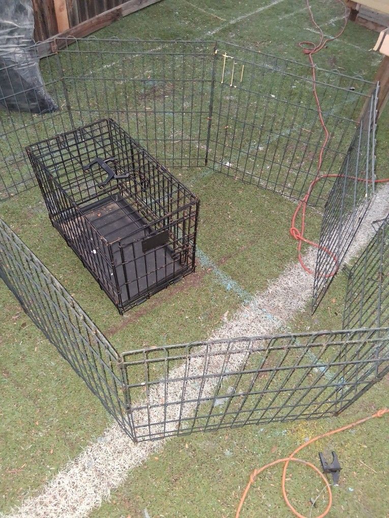 Dog Crate and Play Pen