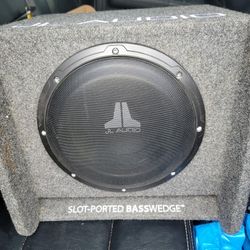 JL Audio Subwoofer, Box, And Amplifier Combo 