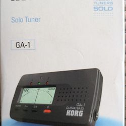 KORG GA-1 Solo Guitar and Bass Tuner NEW in the Package
