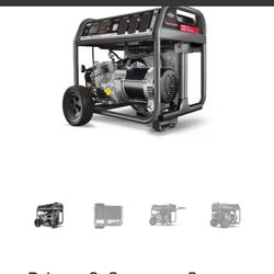 Briggs & Stratton Storm Responder 6,250-Watt Gasoline Powered Recoil Start Portable Generator with OHV Engine