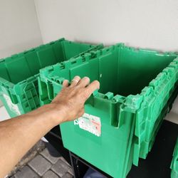 $15 Each Green Or Purple Or Red Heavy Duty 14 Gallon Better Than Sterilite Tote Bins Storages Stacking