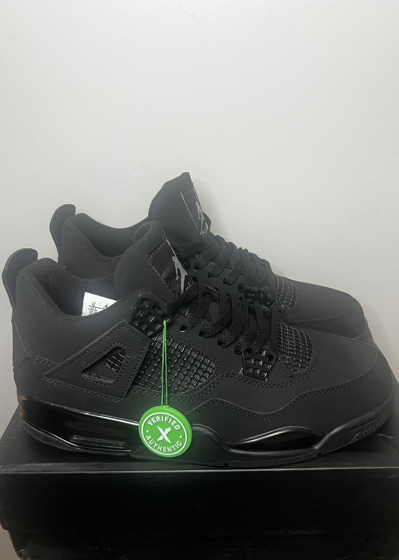 (Size 10 Men) Air Jordan 4 “Black Cat” (2020)
