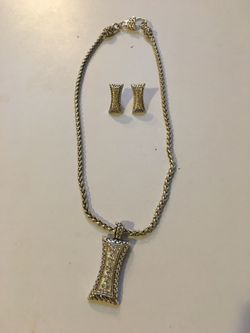 Brand new matching earrings , necklace , Christmas gift