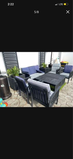 Teak patio furniture 220