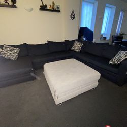 Blue Sectional Couch