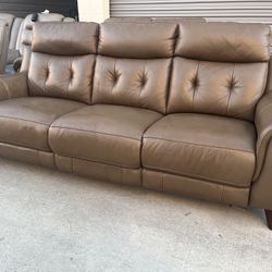 leather power recliner set