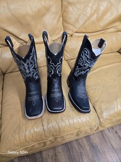 Bota rodeo del hombre 