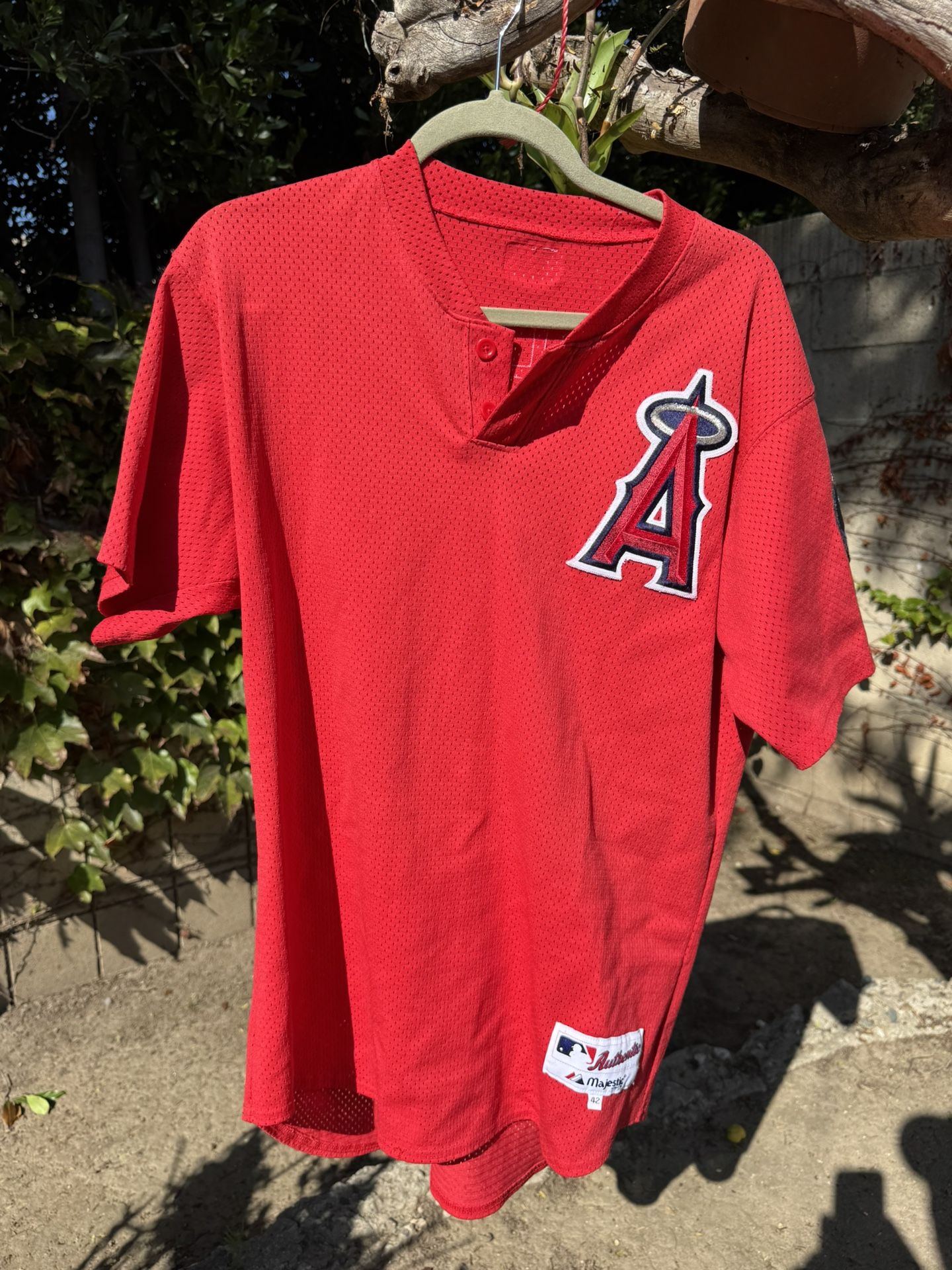 Authentic Team Issued Angels Spring Training Jersey Size 42 large Anaheim