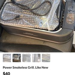 Power Smokeless Grill Like New
