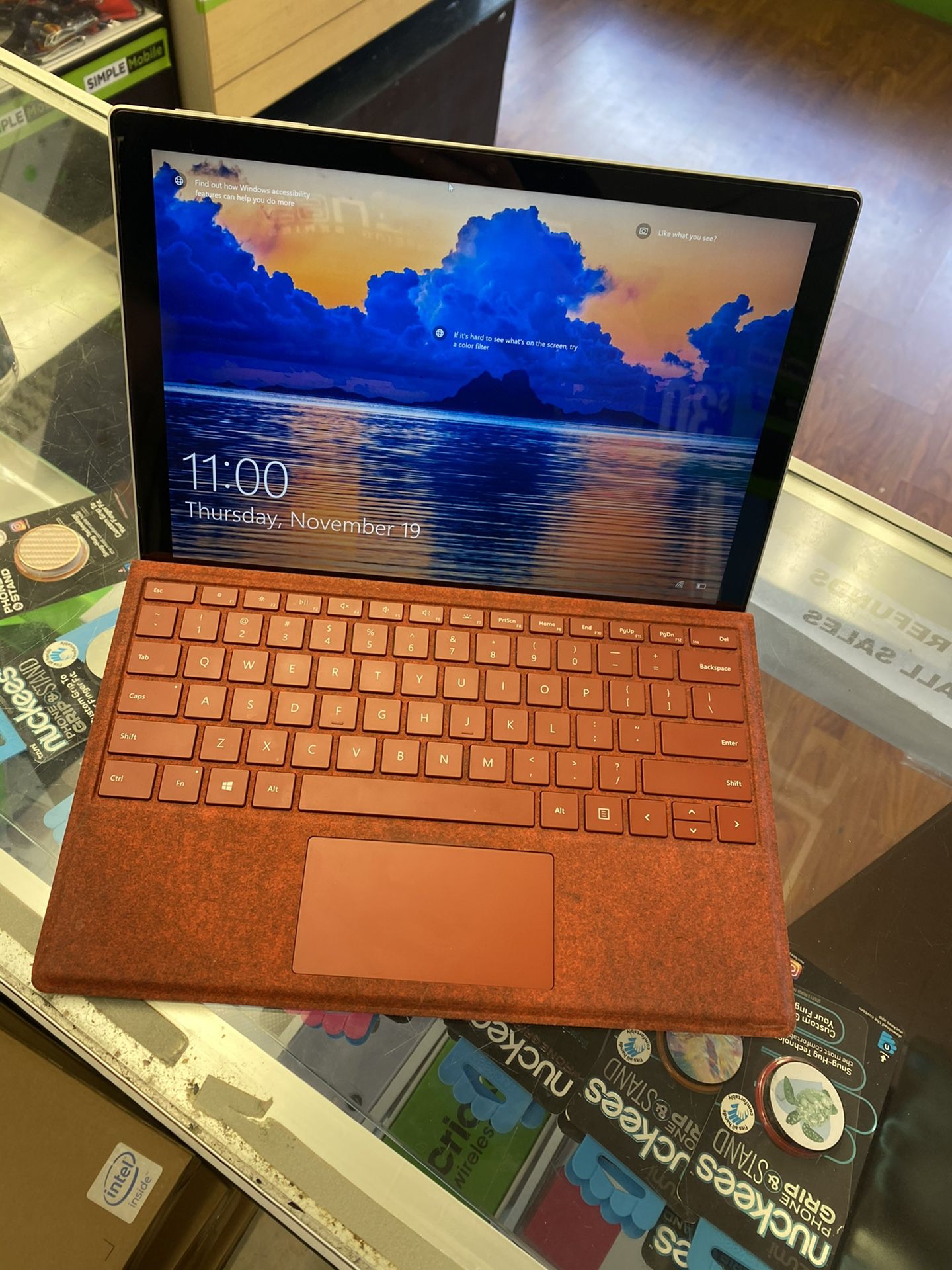 Surface Pro 7 i5 10thgen 128ssd 8gb Ram