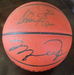 Michael Jordan & Scottie Pippen Autographed Basketball