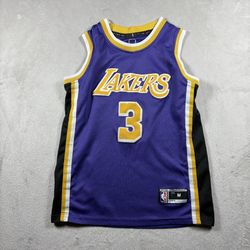 Los Angeles Lakers Anthony Davis #3 Jersey Youth Medium Purple #3B