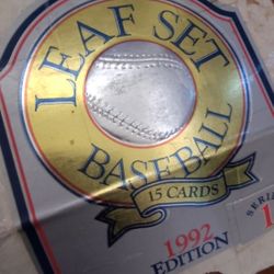 1992 Leaf Baseball Complete Set  In Box