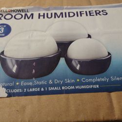 Bell and howell room humidifier set of three