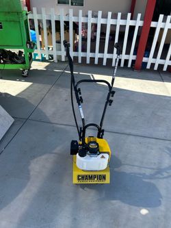 Shop Champion Power Equipment 9.5 in. 43cc Portable Gas Garden Tiller Cultivator