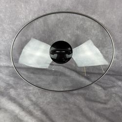 Crock Pot 7Qt Oval Glass Lid Replacement SCV700 Black Handle 