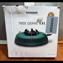 Krinner Tree Genie XXL Christmas Tree Stand with Water Level Indicator, Green