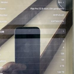 ipad pro 5th 13inch M1 2T wifi+5g