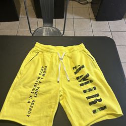 AMIRI Sweat Shorts Yellow Size XL
