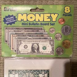 Eureka Money Mini Bulletin Board Set
