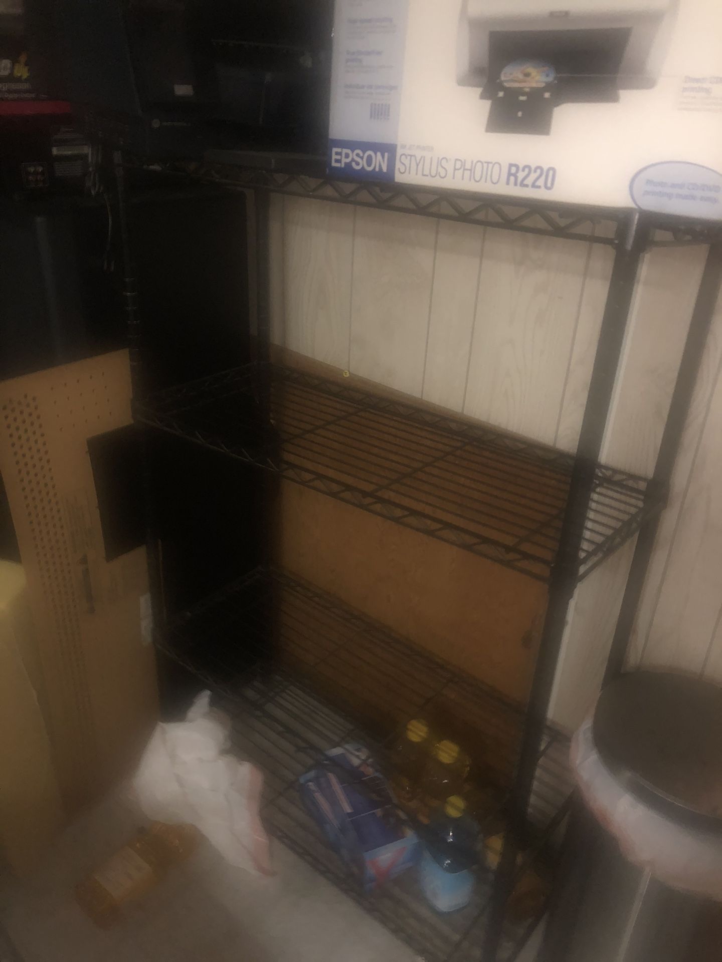 3 Shelves metal shelving unit