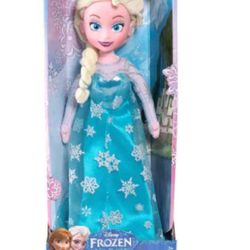 Disney Frozen Princess Elsa Plush Doll 14"