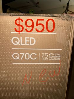75” Samsung Tv Smart 4k QLED Q70