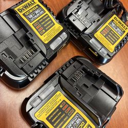 Dewalt new charger 6ah $50 each one