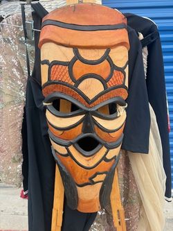Vintage Handcrafted African Art Collection Mel’Ange Wooden Mask