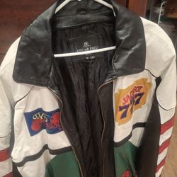 Leather Casino Jacket Size 2XL
