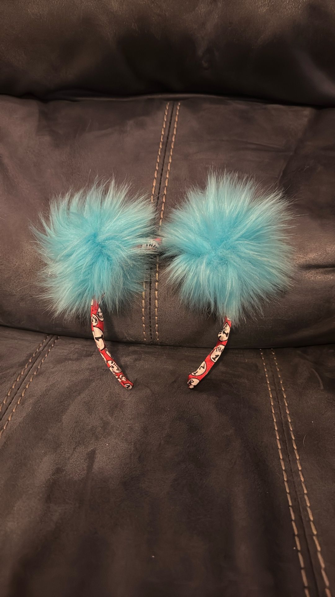 Cat In The Hat Thing 1 2 Adult Size Halloween Costume Headband Dress Up