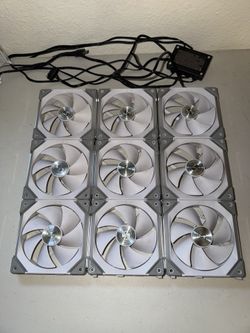 Lian LI Uni Fan SL120 - 9 Fans Total Full RGB Sync 