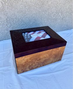 American Flag Cremation Urn for Human Ashes