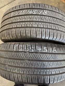 (2) 18” Pirelli 235/45/18 used good pair like new